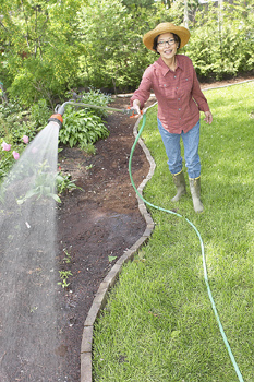 Contact piedmont landscape management maintenance maintain repair landscaping shrubs trees bushes flowers annuals pavers pavestone patio lawn sod Irrigation Sprinkler System Installations irrigate French drain drainage retaining wall